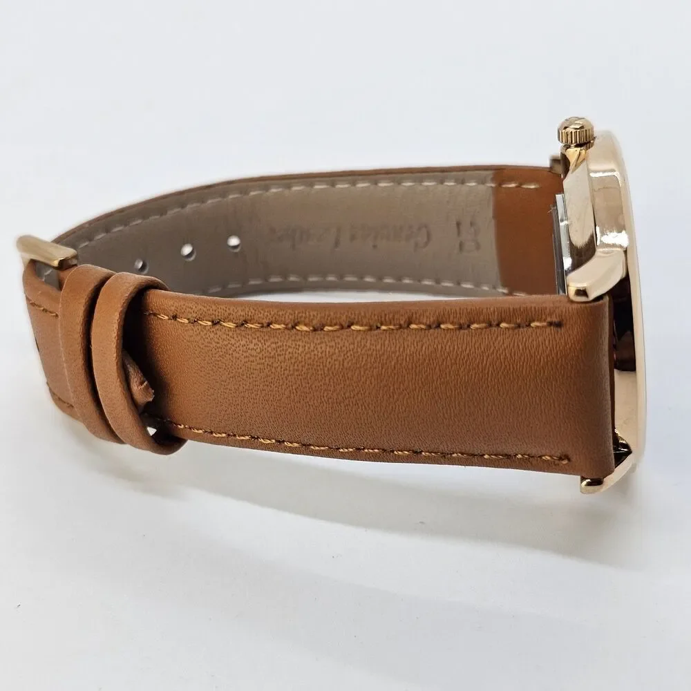 Mens Watch Minimalist Fashion Simple Wrist Watch Analog Date with‎ Leather Strap